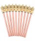 Pack 10 obús válvula carga 1/4" para soldar con tubos 6x100mm