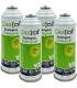 Gas refrigerante R22-R32-R407-R290-R410A Gasica V2 pack 4 botellas