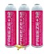 Pack 3 botellas gas refrigerante R-410A R-32 FREEZE+32 + válvula