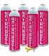 Pack 5 botellas gas refrigerante R-410A R-32 FREEZE+32 + válvula