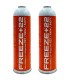 Pack 2 botellas gas refrigerante R22-R404-R407C FREEZE+22