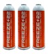 Pack 3 botellas gas refrigerante R22-R404-R407C FREEZE+22
