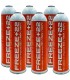 Pack 6 botellas gas refrigerante R22-R404-R407C FREEZE+22