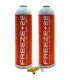 Pack 2 botellas gas refrigerante R22-R404-R407C FREEZE+22 + válvula