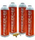 Pack 4 botellas gas refrigerante R22-R404-R407C FREEZE+22 + válvula