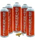 Pack 5 botellas gas refrigerante R22-R404-R407C FREEZE+22 + válvula