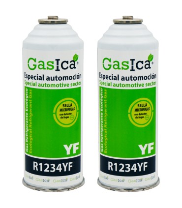 Pack gas refrigerante ecológico R1234yf GASICA YF