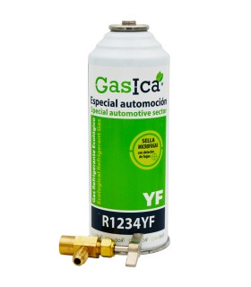 Gas refrigerante R1234yf GASICA YF + Válvula