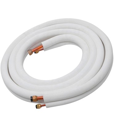 Tubería cobre aislado 1/4"-3/8" de 5 metros