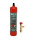 Gas refrigerante R32 + válvula carga