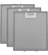 Pack 3 filtros campana extractora 305x267mm
