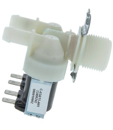 Electroválvula lavadora 2 vías 180º Universal