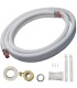 Tubería cobre aislado 1/4"-5/8" de 3 metros + accesorios montaje