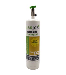 Gas refrigerante ecológico GASICA PRO D2 - R12 R134a Envase 420g