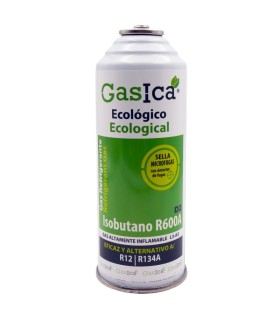 Gas refrigerante R12 R134A Gasica D2 Isobutano R600A