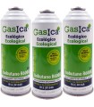 Gas refrigerante R12 R134A Gasica D2 pack 3 botellas  Isobutano R600A