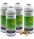 Gas refrigerante R12 R134A Gasica D2 pack 4 botellas  Isobutano R600A + válvula