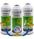 Gas refrigerante R12 R134A Gasica D2 pack 3 botellas  Isobutano R600A + manómetro + manguera + válvula