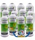 Gas refrigerante R12 R134A Gasica D2 pack 12 botellas Isobutano R600A + manómetro + manguera + válvula