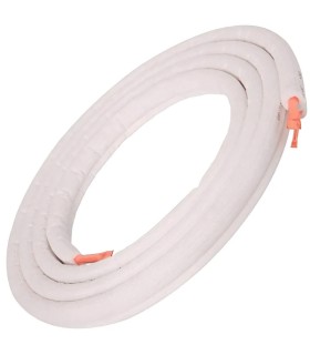 Tubo cobre aislado 1/4" + 5/8" 20 metros