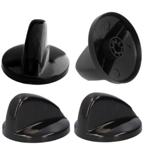 Mandos cocina Teka 83030424 pack 4 unidades color negro