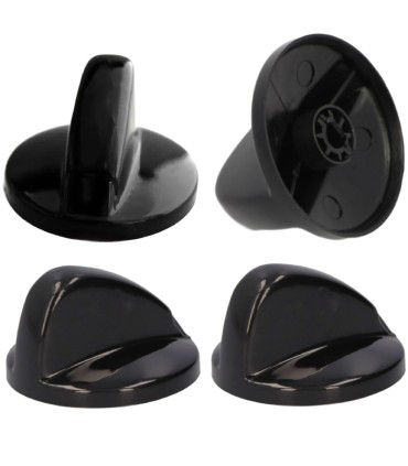 Mandos cocina Teka 83030424 pack 4 unidades color negro