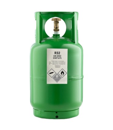 Gas refrigerante R-32 bombona 10kg sustituto del gas R-410A