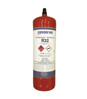 Gas refrigerante R-32 botella 1,8kg