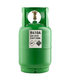 Gas refrigerante R-410A bombona 10kg sustituto del gas R-22