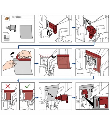 Válvula desagüe lavavajillas Bosch 11033896 instrucciones de uso