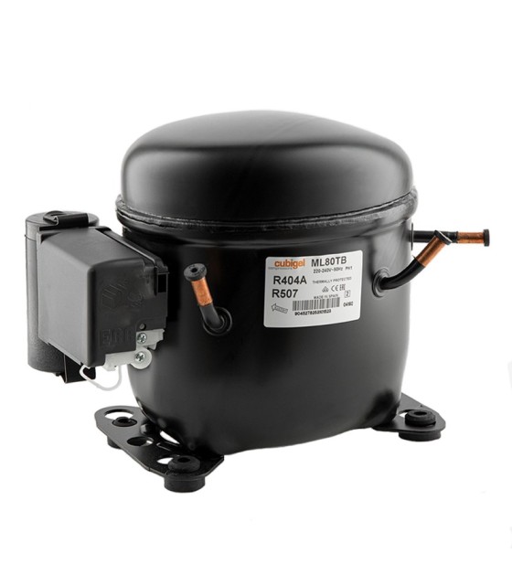 COMPRESOR DE NEVERA 1/3 HP R134a 110V MARCA CUBIGEL